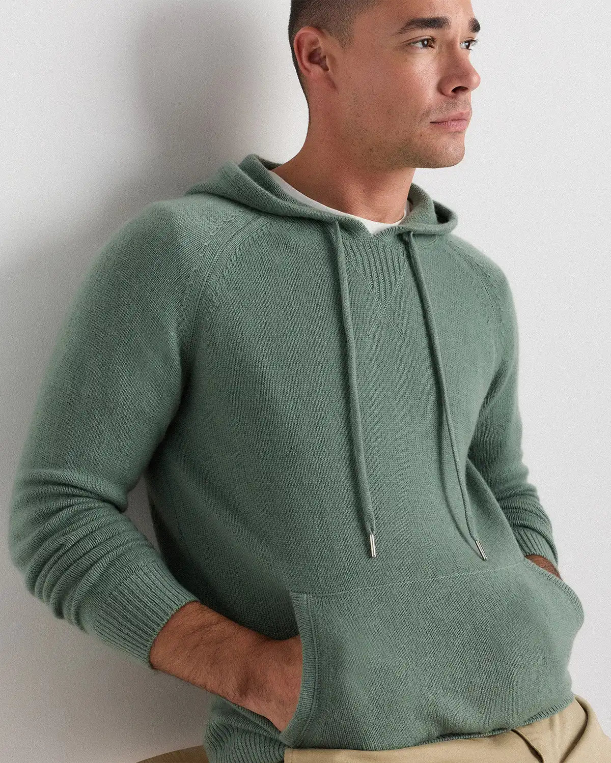 Mongolian Cashmere Pullover Hoodie