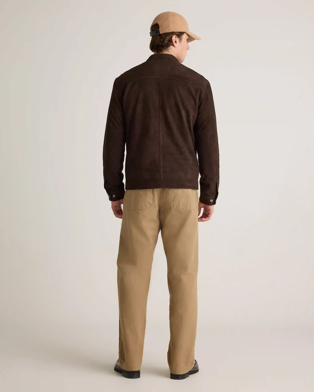 100% Suede Café Racer Jacket
