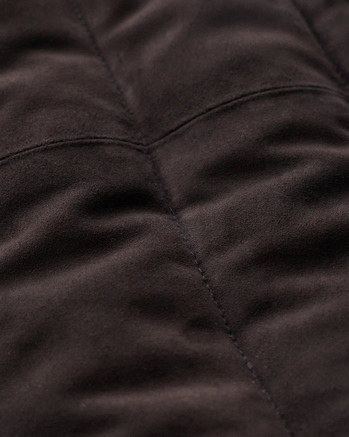 100% Suede Puffer Vest