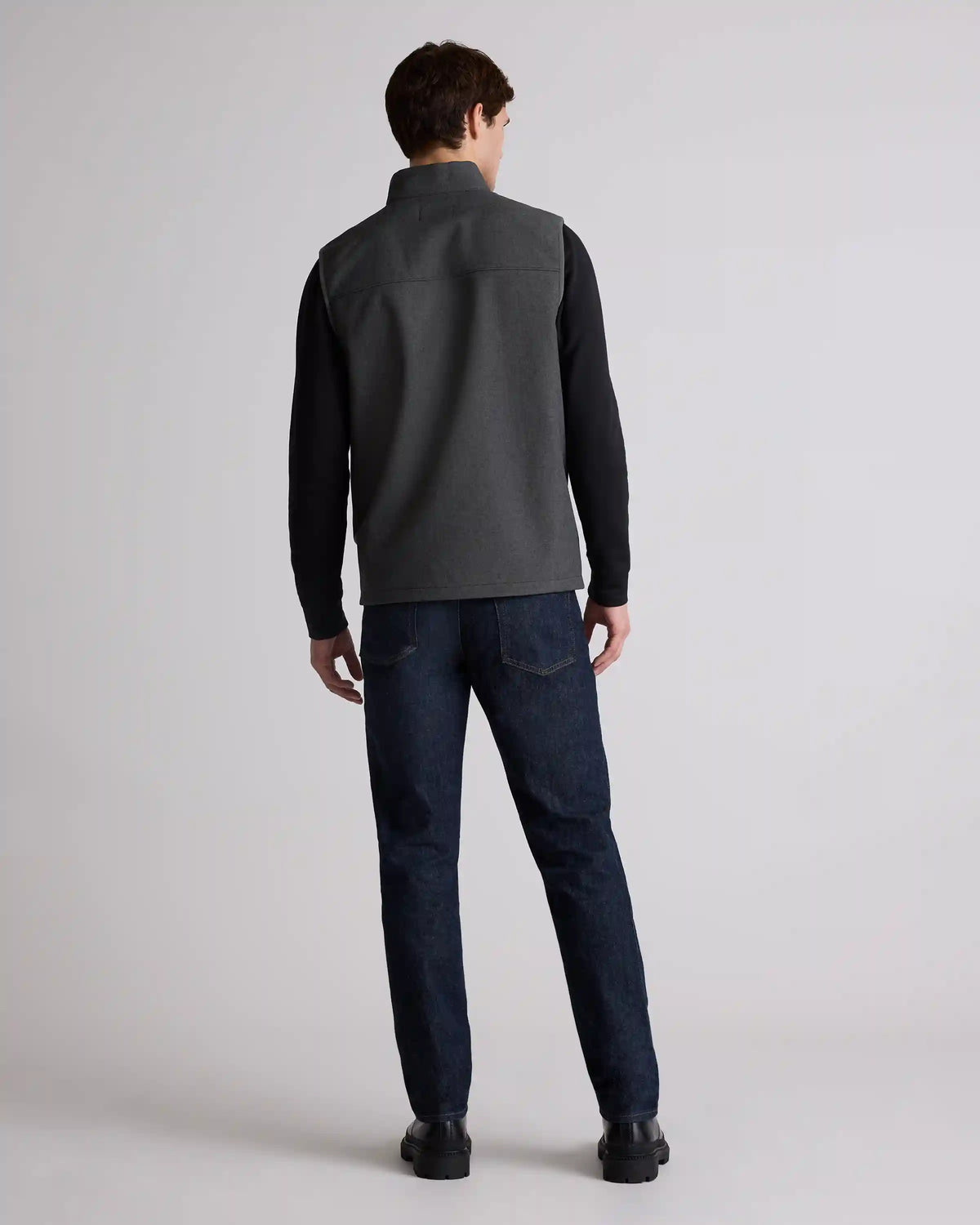 Softshell Fleece-Lined Full-Zip Vest