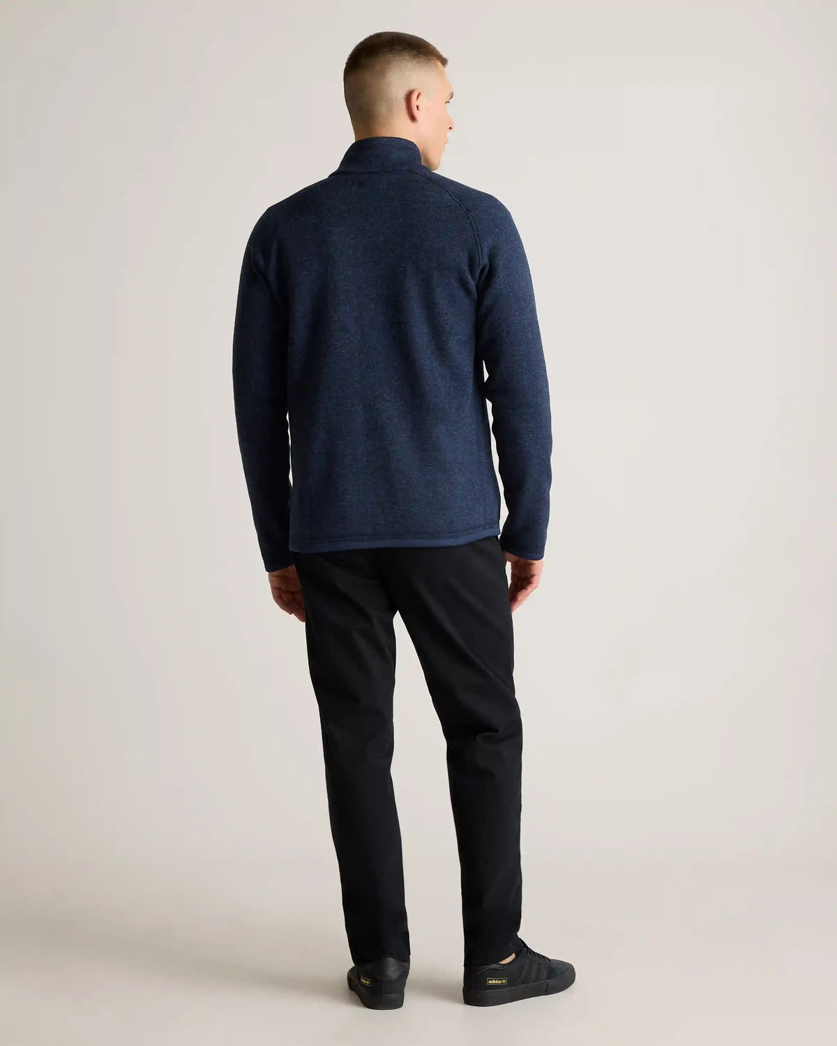 Sweater-Knit Fleece Full-Zip Jacket