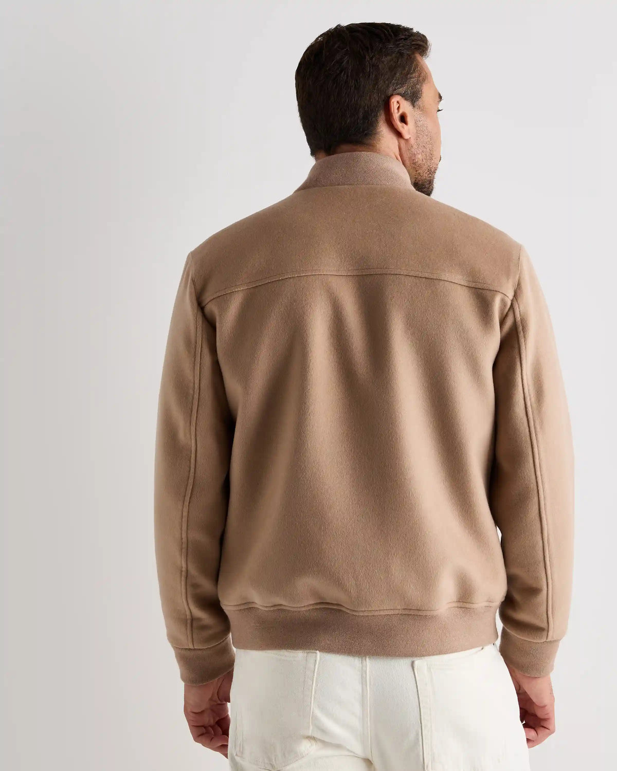 100% Mongolian Cashmere Bomber Jacket