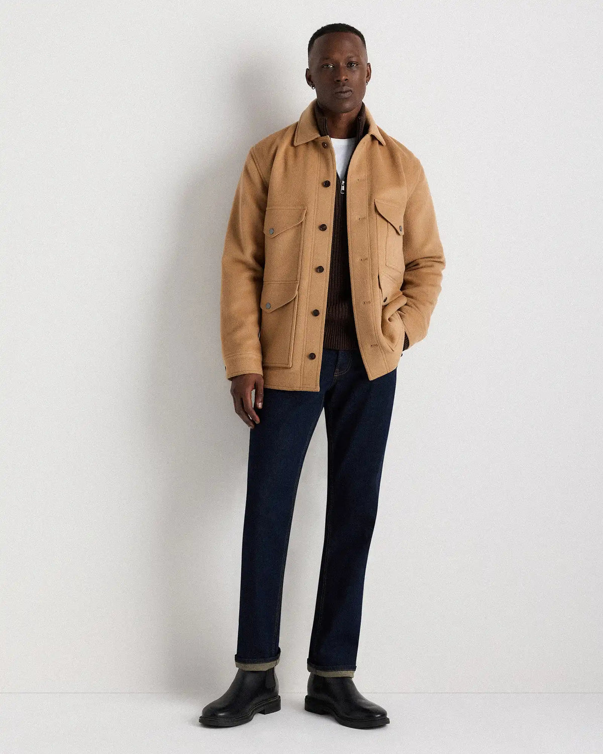Wool Cashmere Field Jacket
