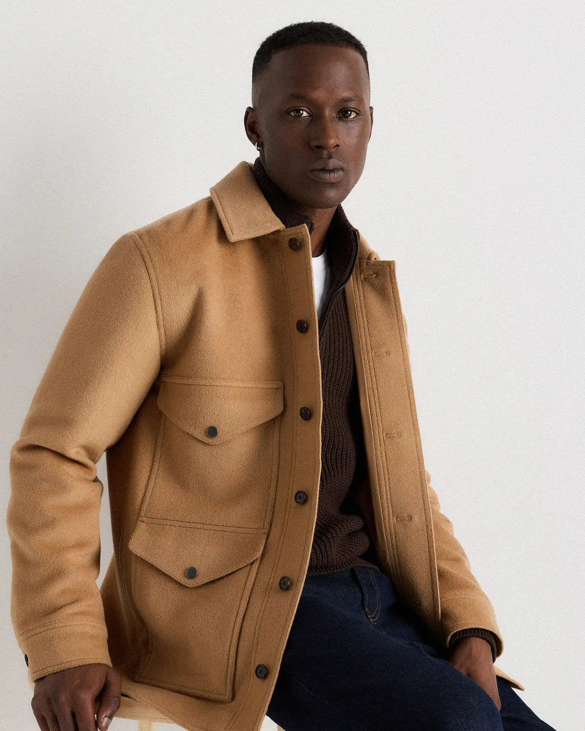 Wool Cashmere Field Jacket