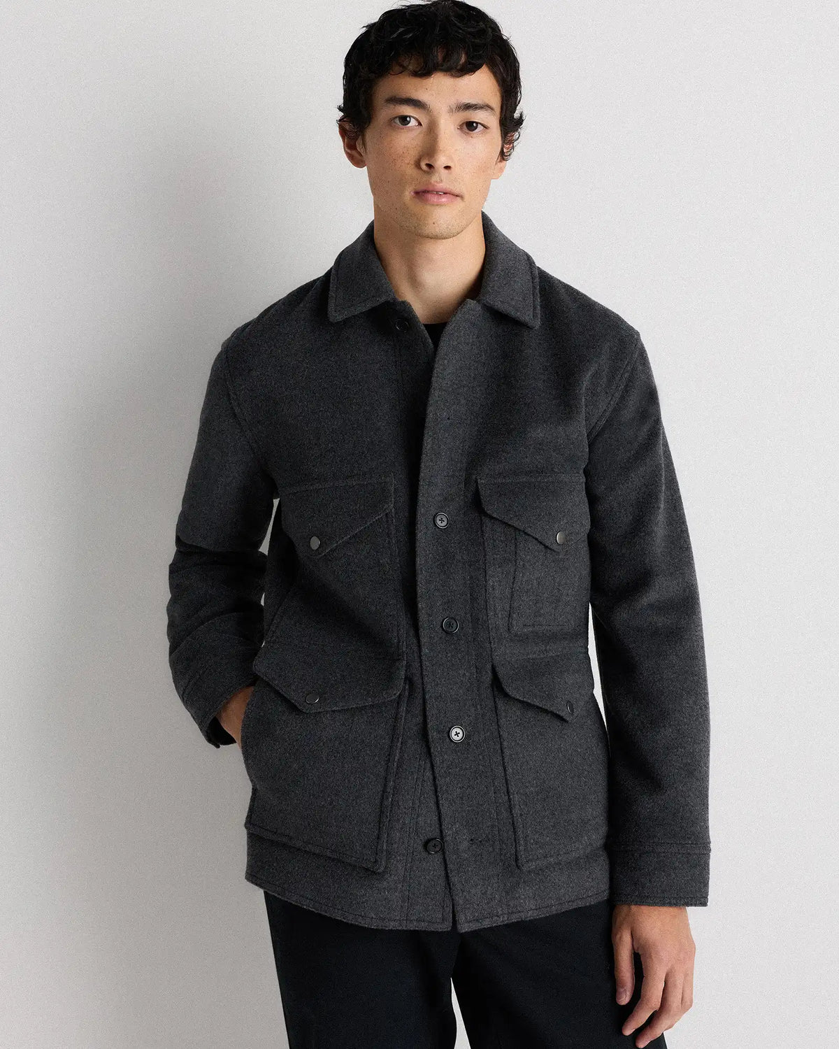 Wool Cashmere Field Jacket
