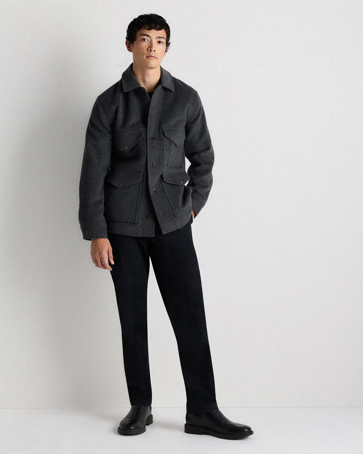 Wool Cashmere Field Jacket