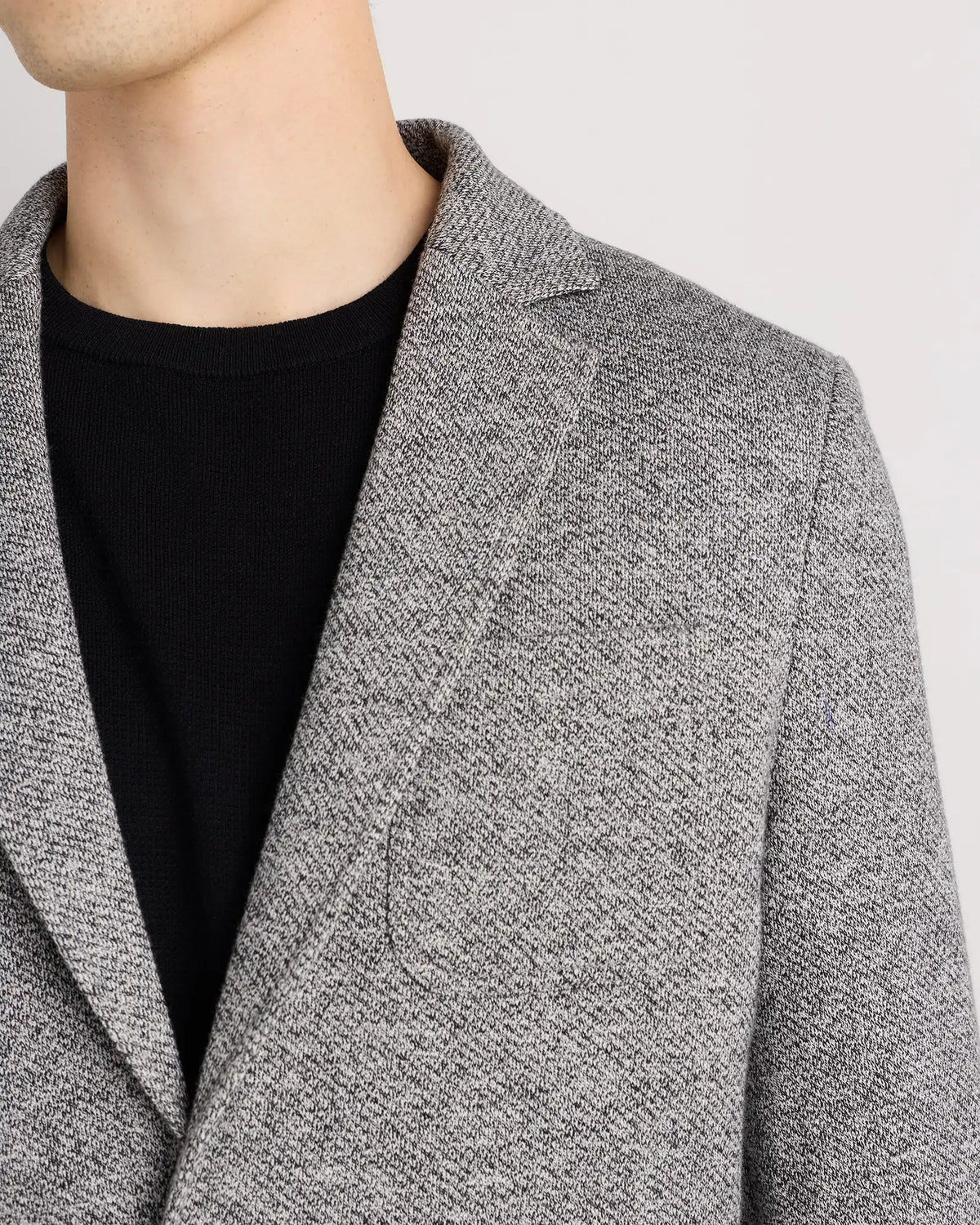 Organic Cotton Terry Knit Blazer
