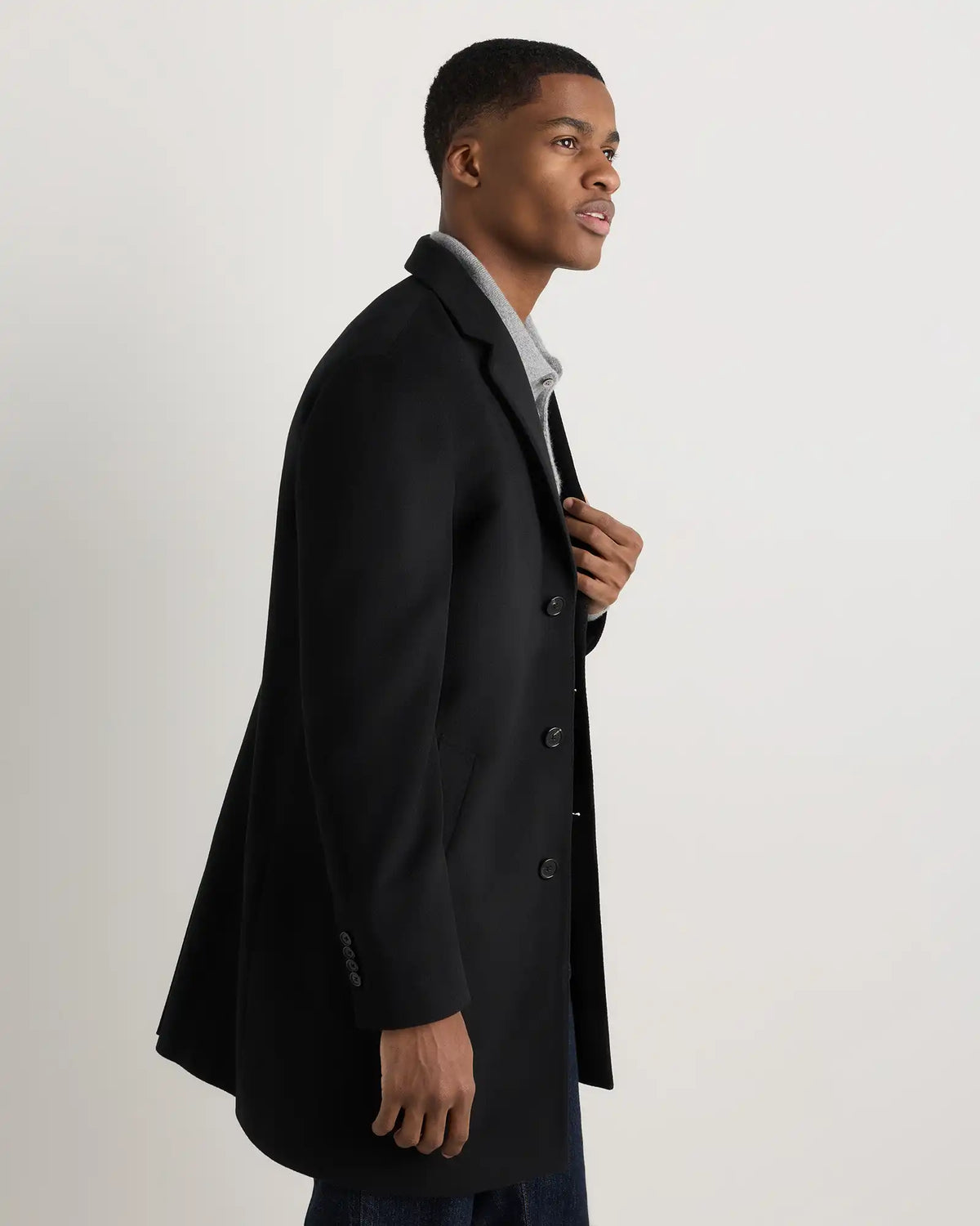 100% Mongolian Cashmere Car Coat