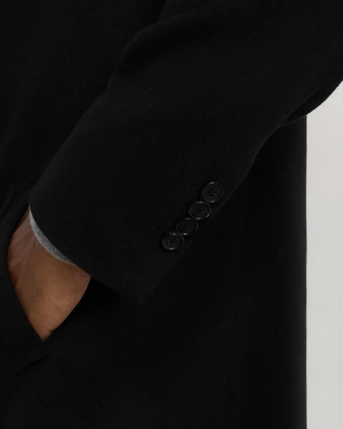 100% Mongolian Cashmere Car Coat