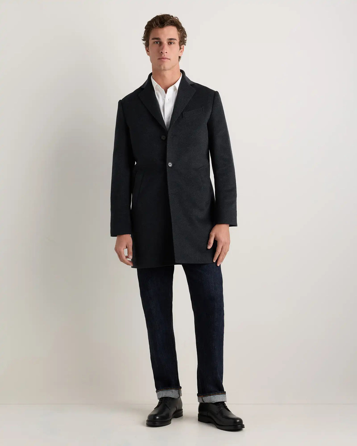 100% Mongolian Cashmere Car Coat