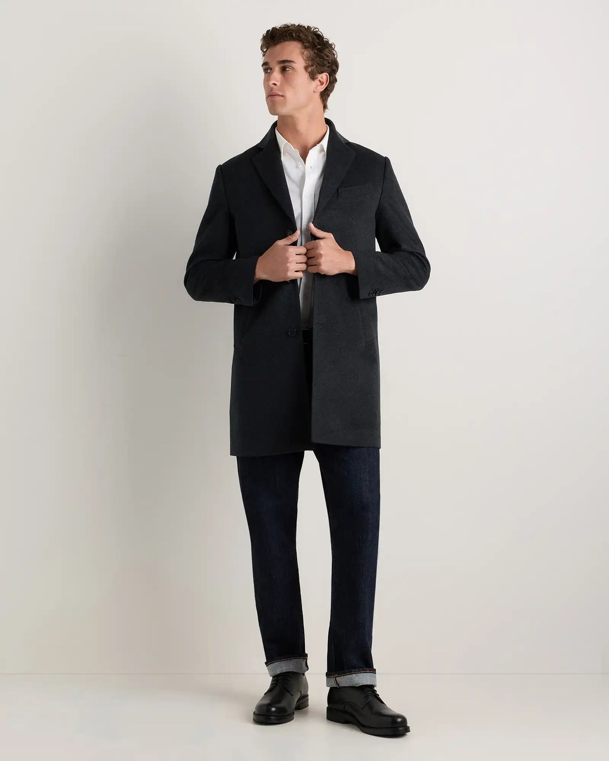 100% Mongolian Cashmere Car Coat