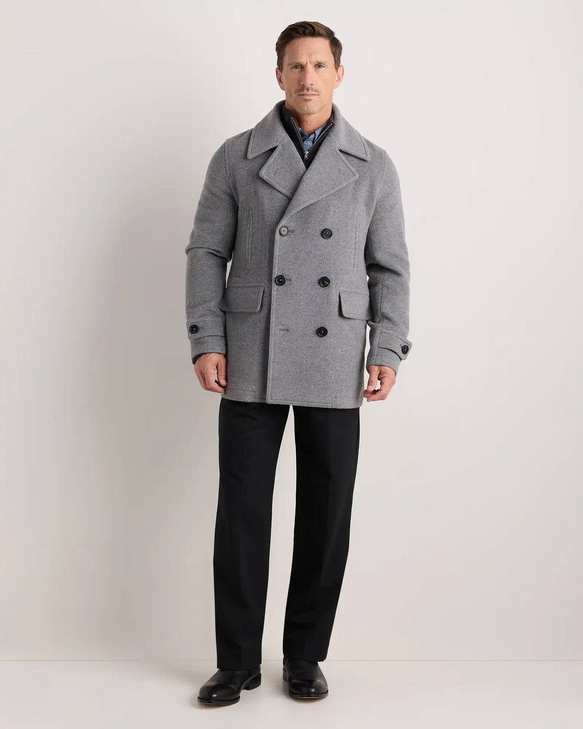 Wool Cashmere Peacoat