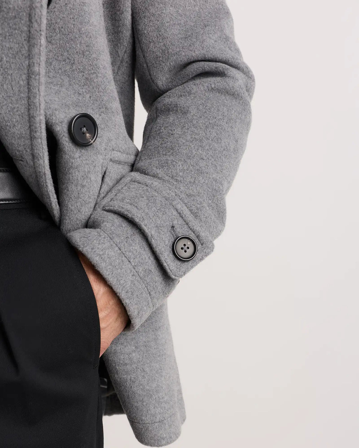 Wool Cashmere Peacoat