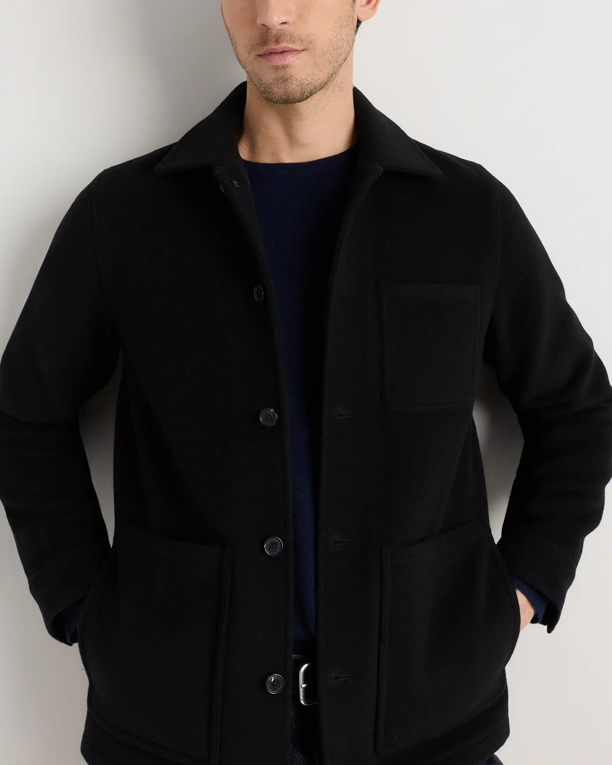 Wool Cashmere Chore Jacket
