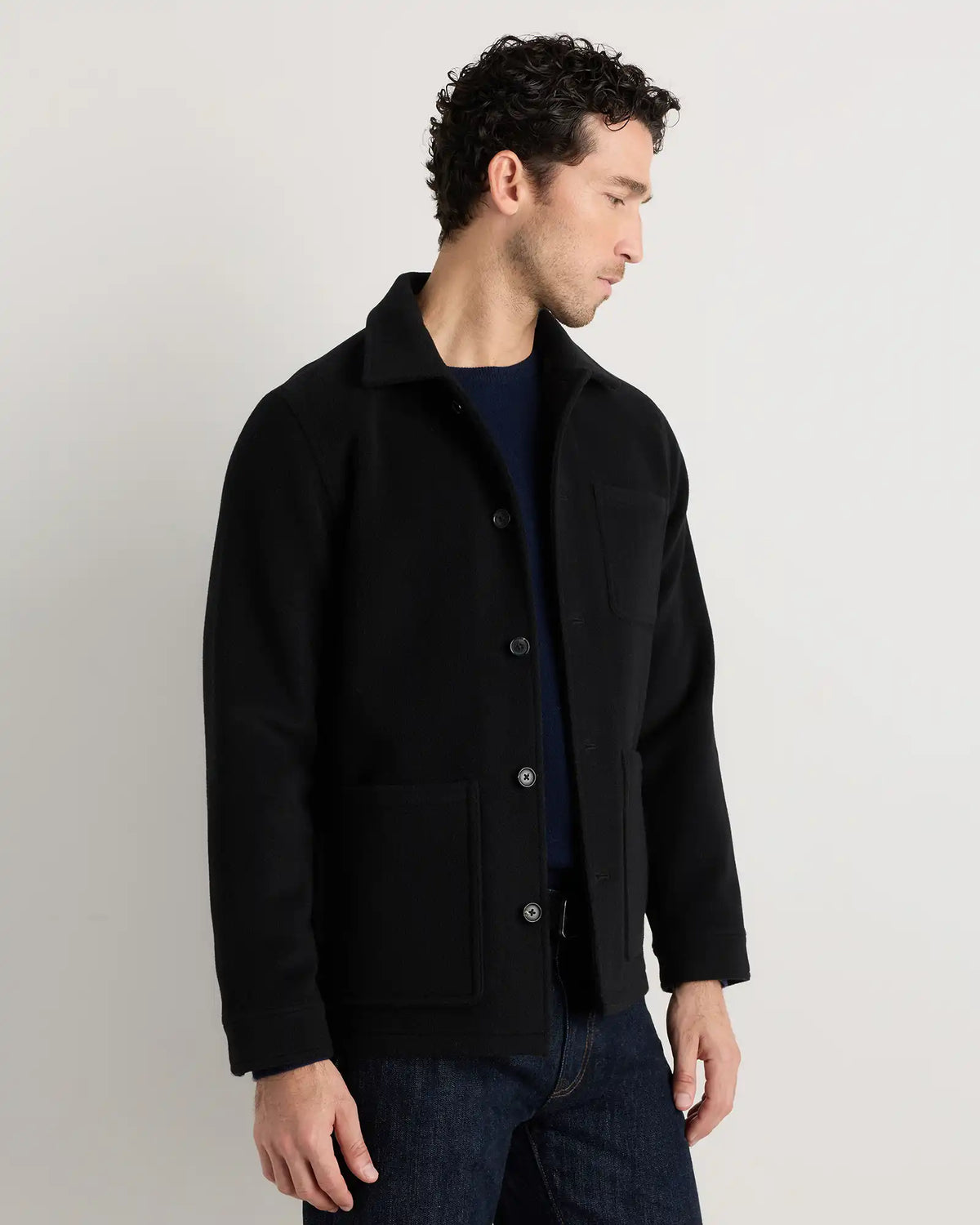 Wool Cashmere Chore Jacket