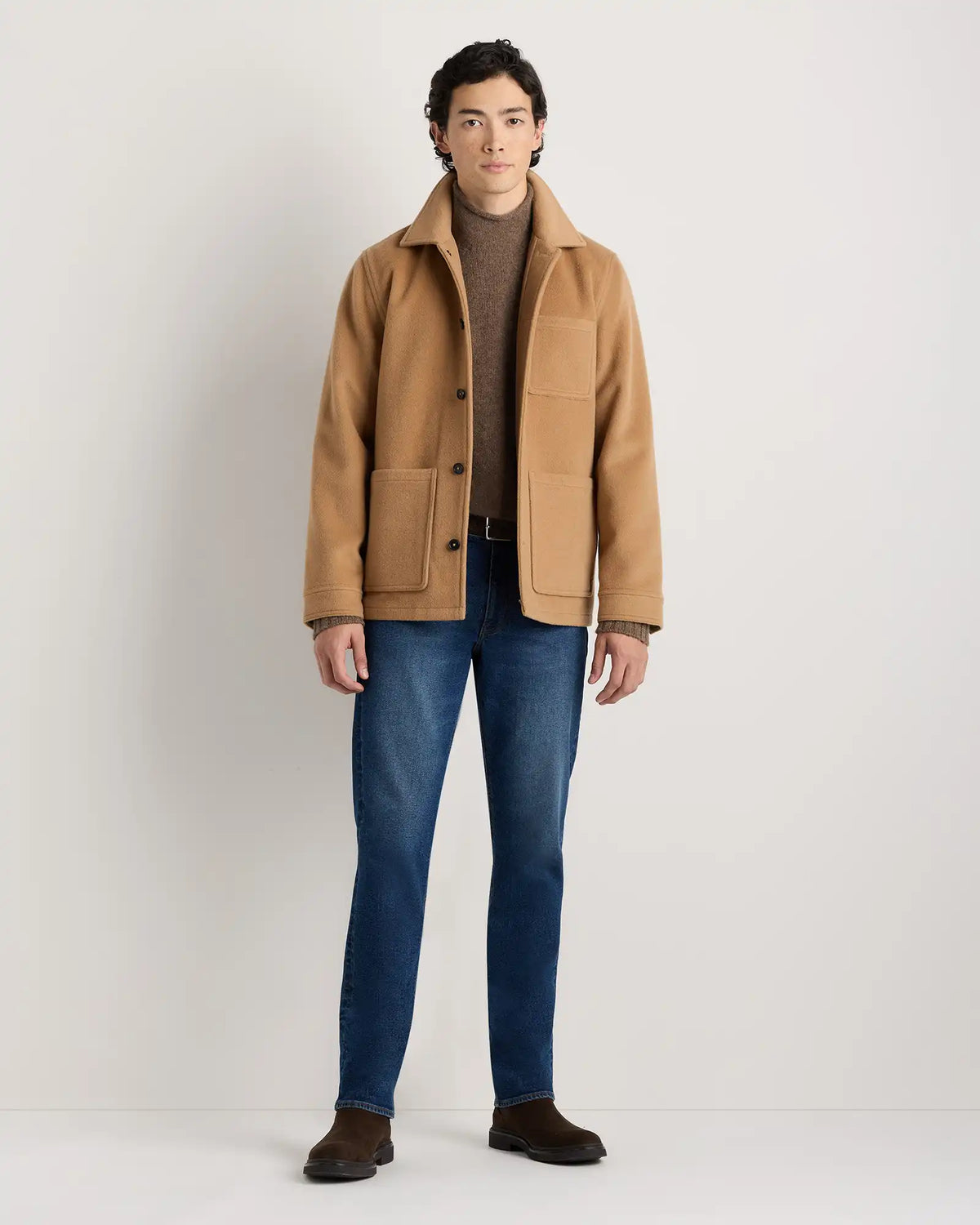 Wool Cashmere Chore Jacket