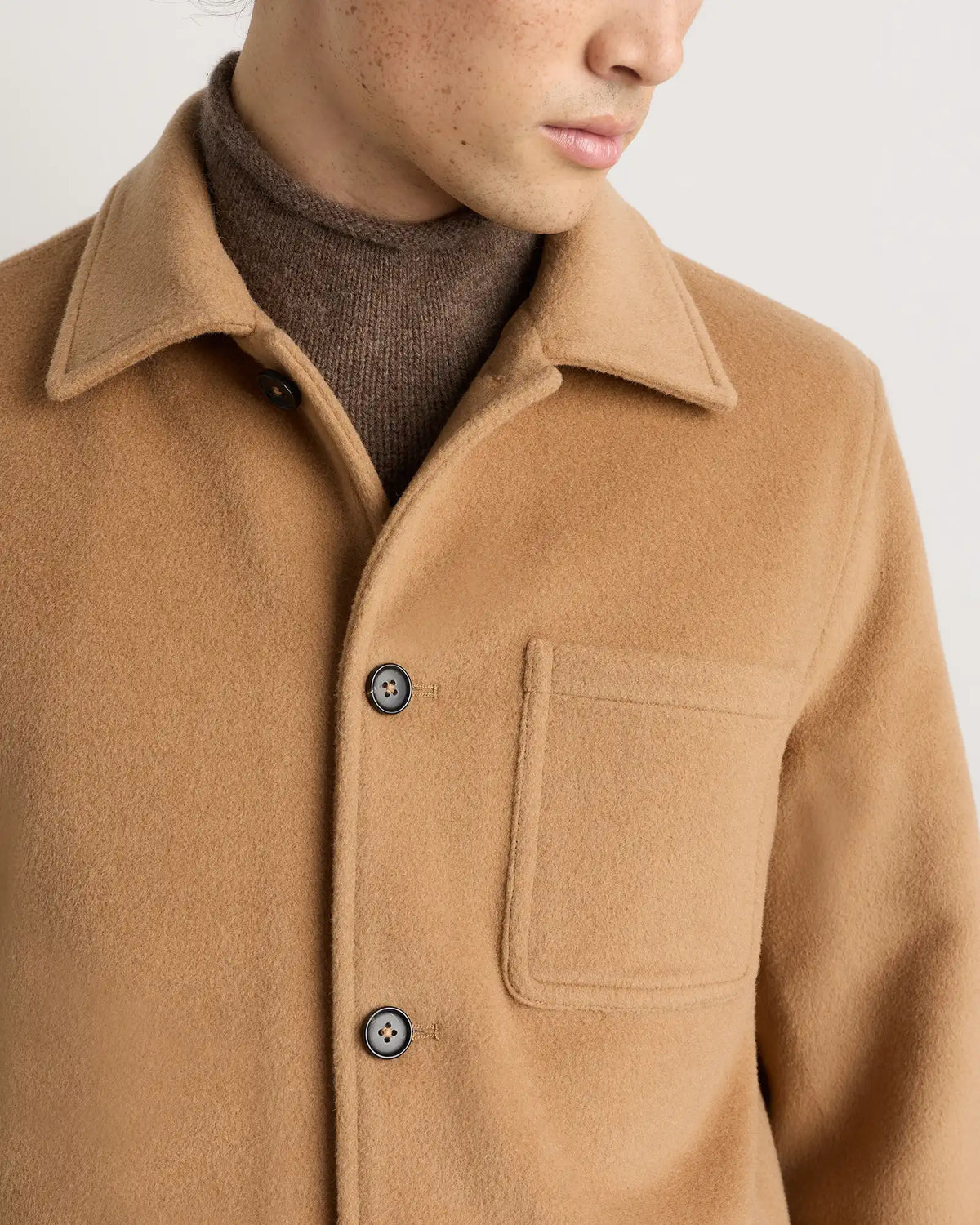 Wool Cashmere Chore Jacket