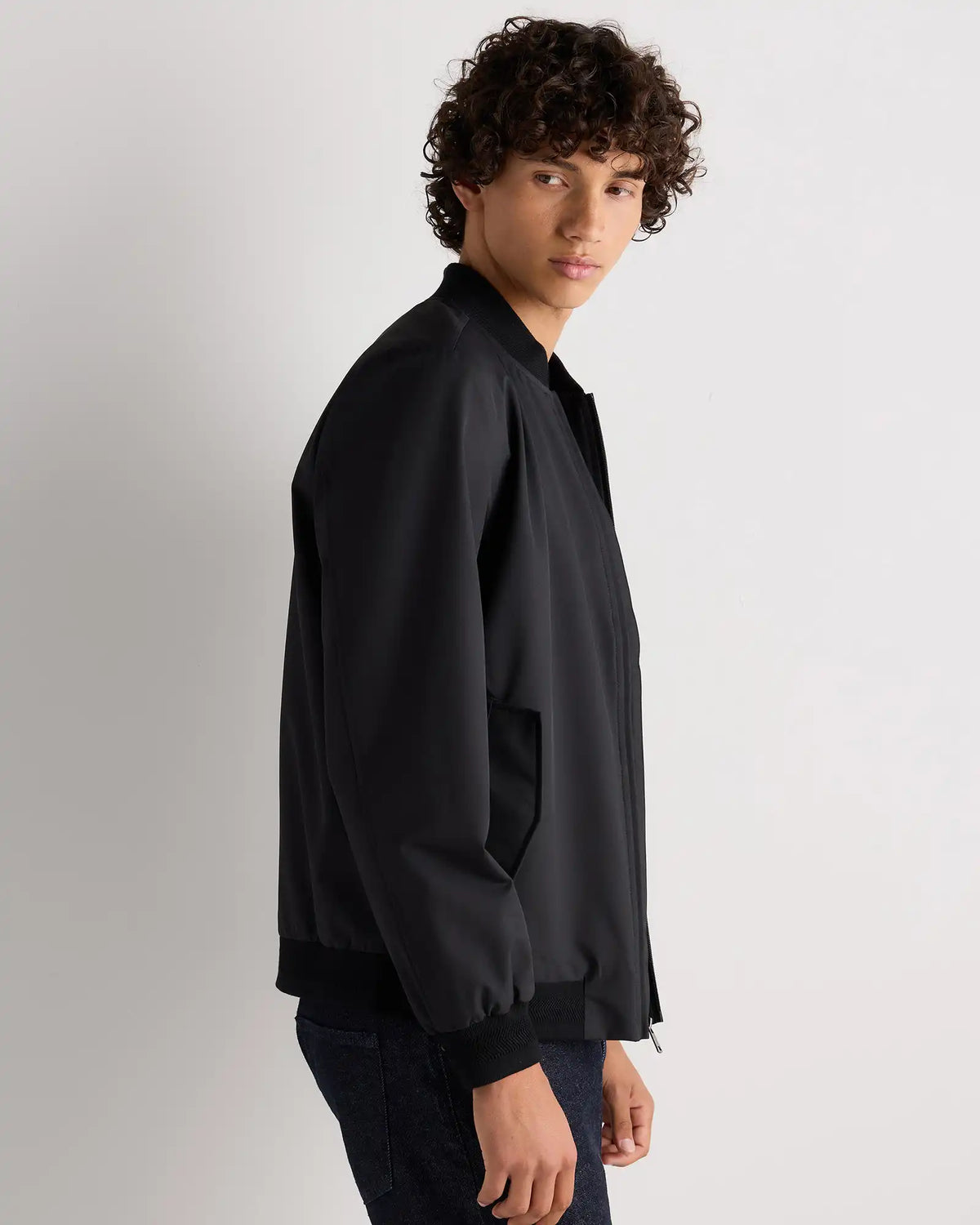 Water-Resistant Flex Bomber Jacket