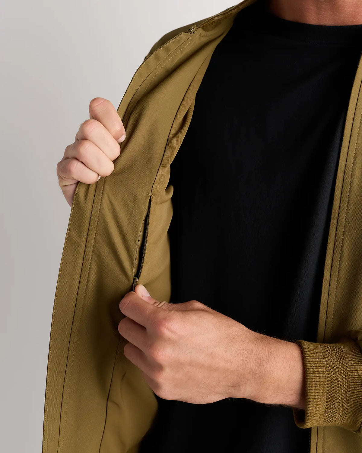 Water-Resistant Flex Bomber Jacket