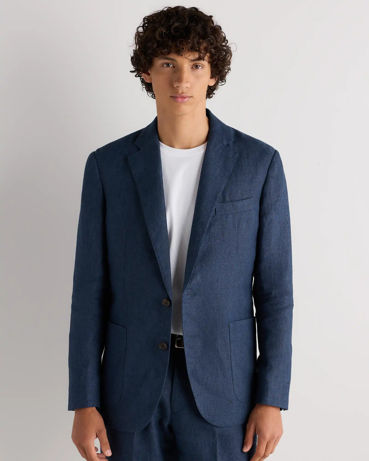100% European Linen Tailored Blazer