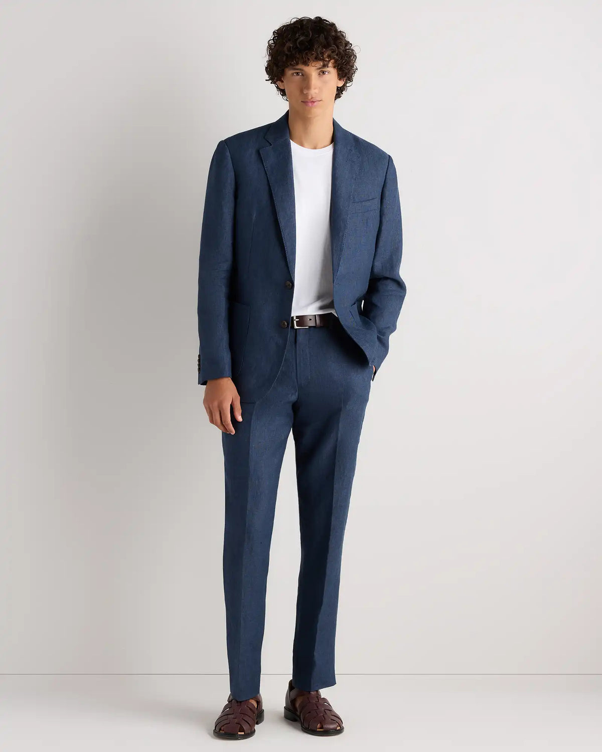 100% European Linen Tailored Blazer
