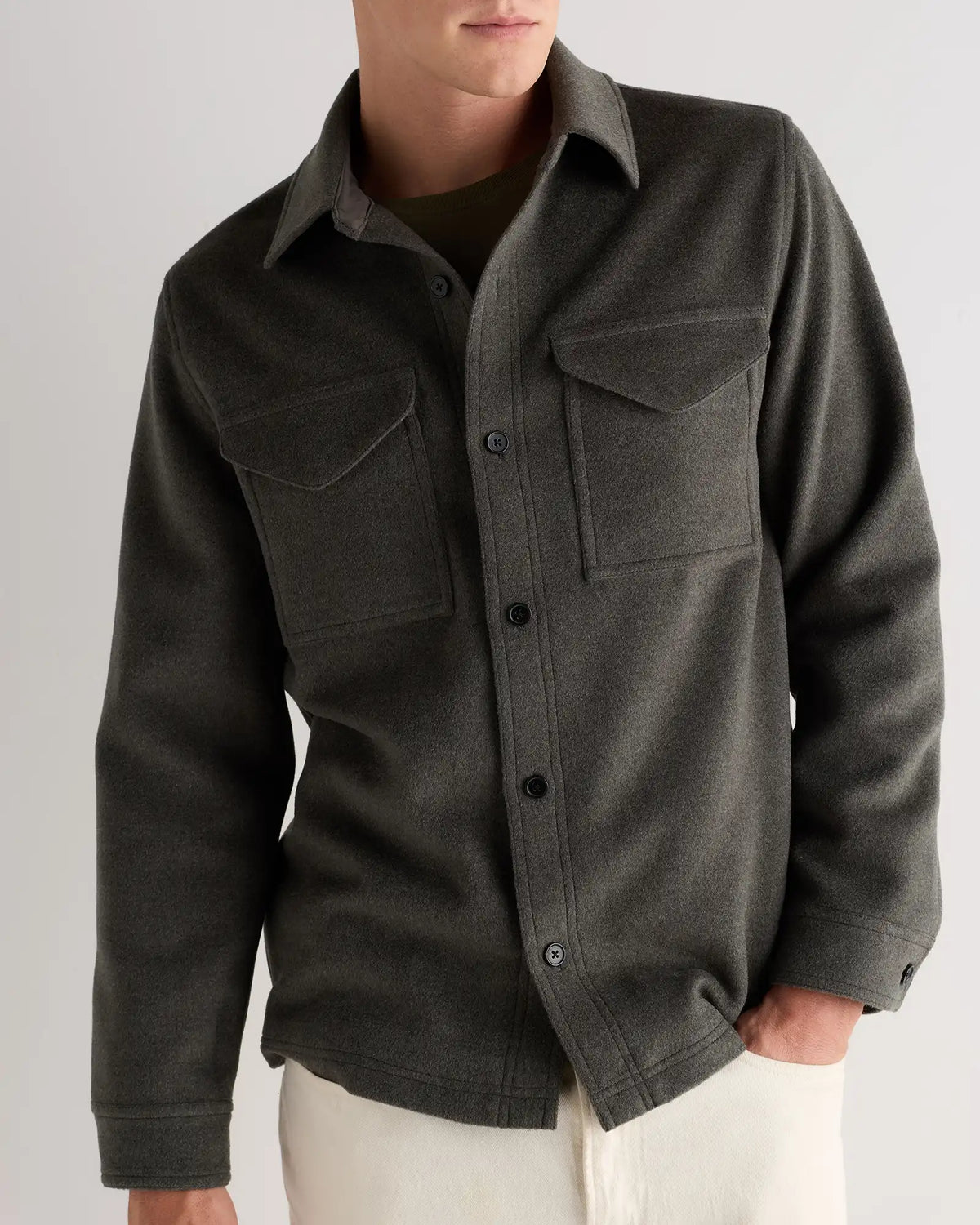 Wool Cashmere Overshirt