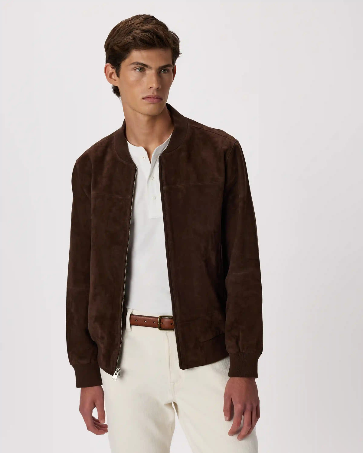 100% Suede Bomber Jacket