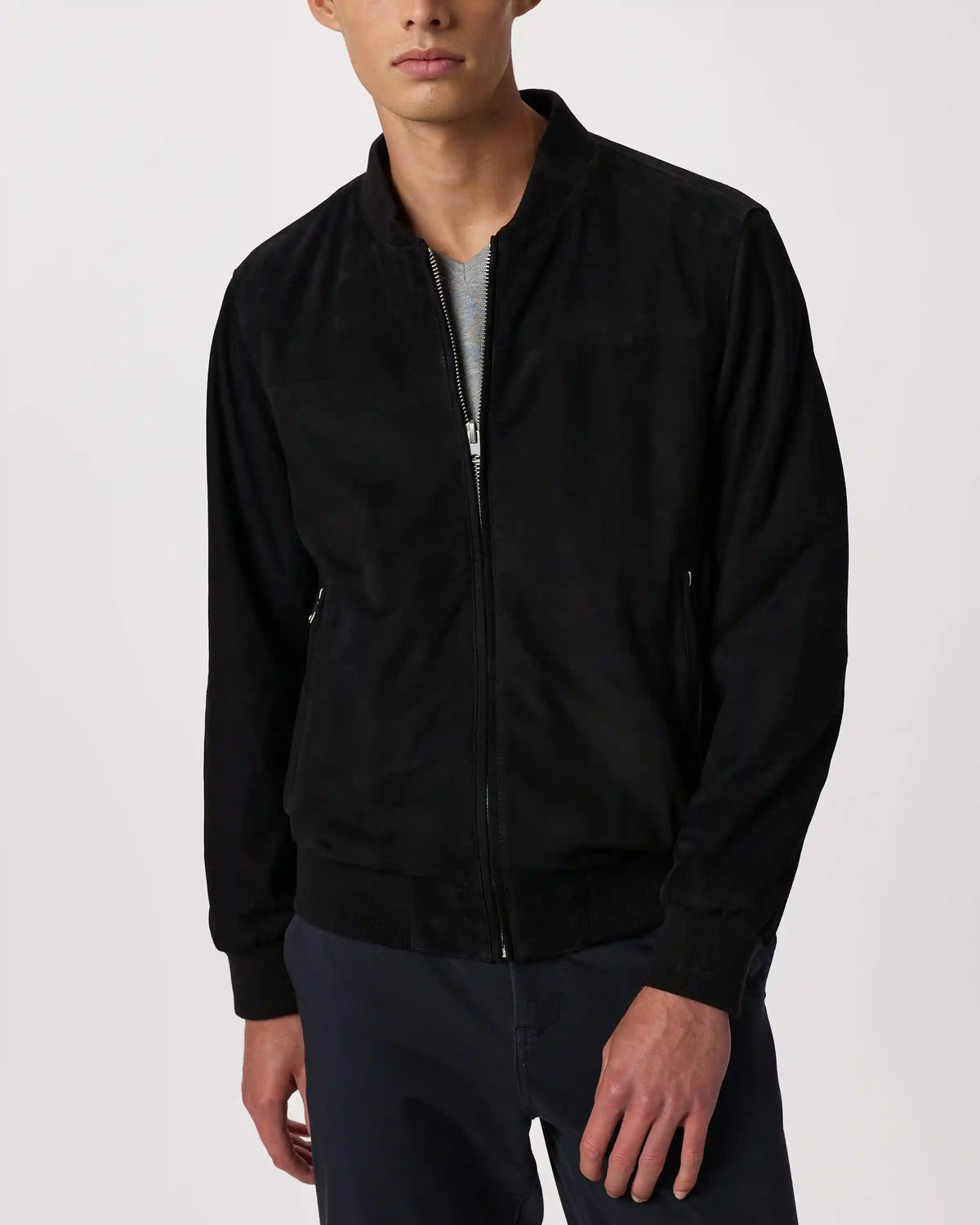 100% Suede Bomber Jacket