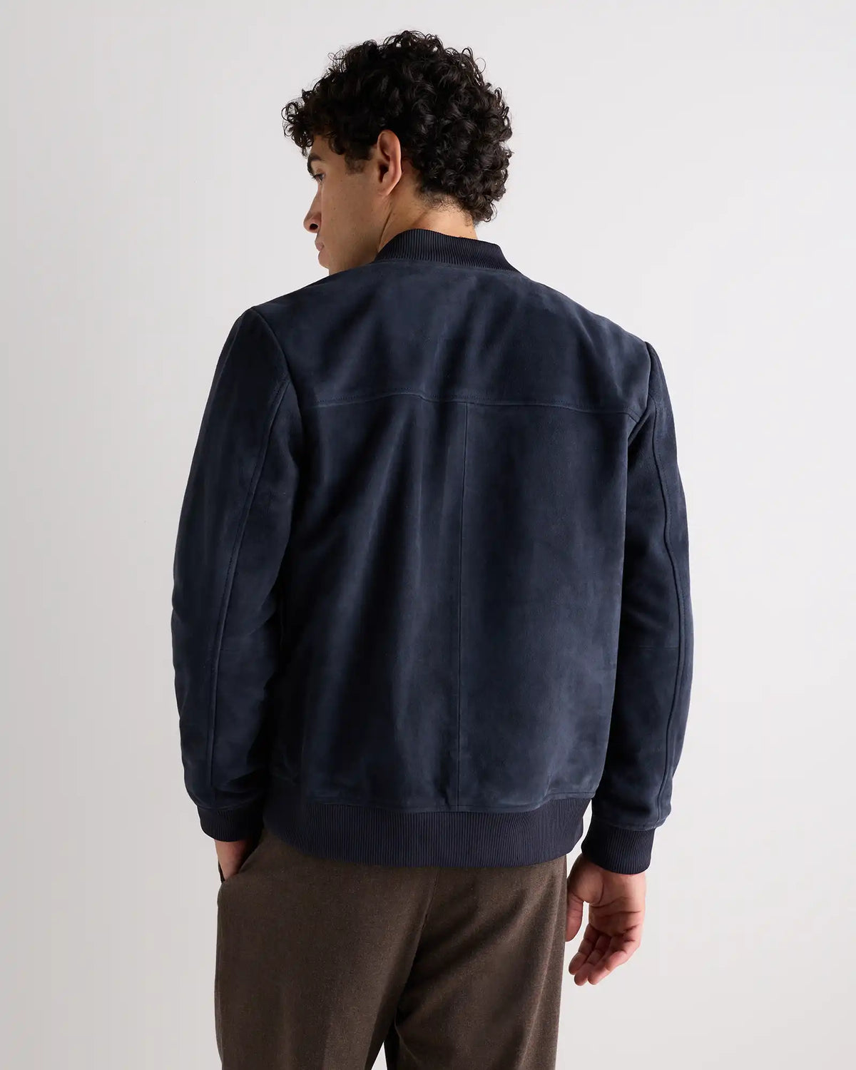100% Suede Bomber Jacket