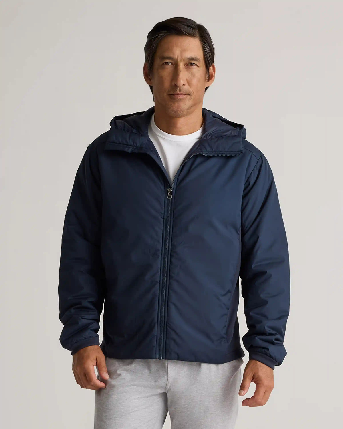 Hybrid Insulated Lightweight Hooded Jacket