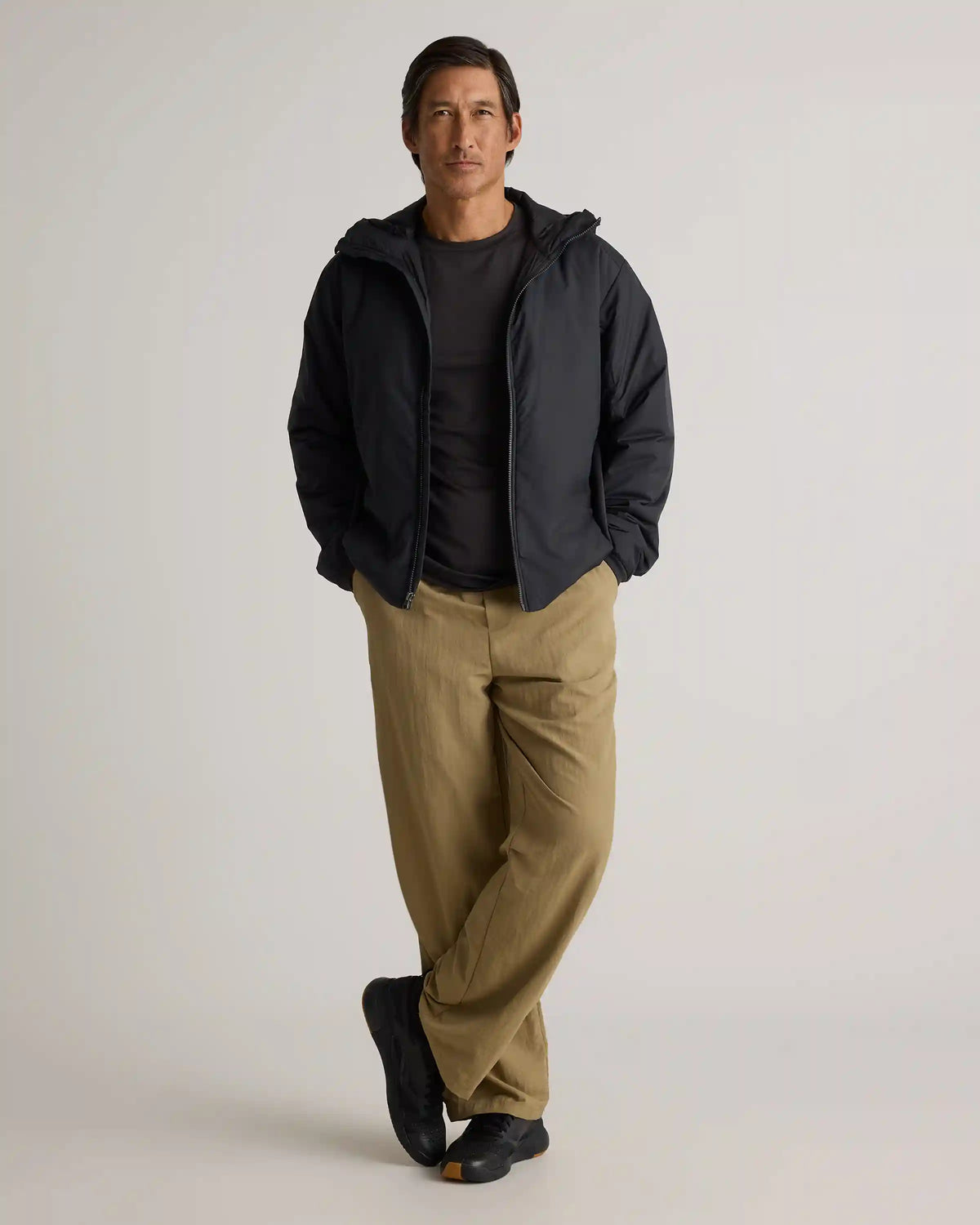 Hybrid Insulated Lightweight Hooded Jacket
