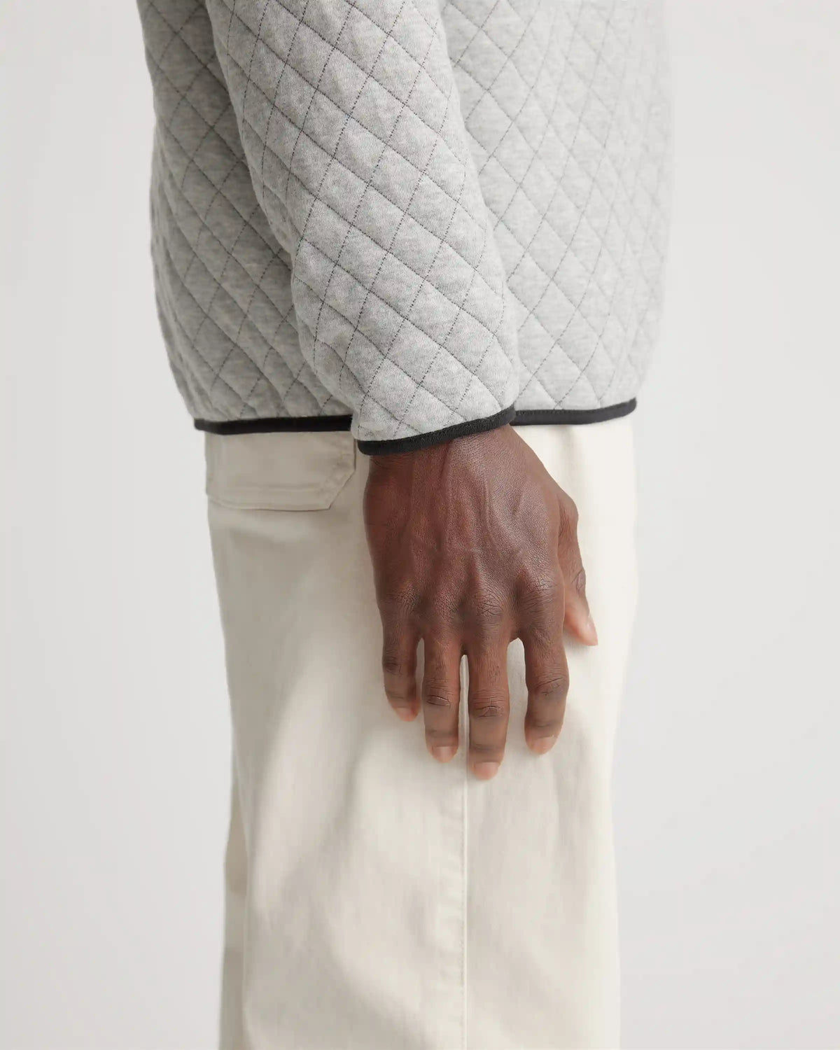Reversible Quilted Pullover