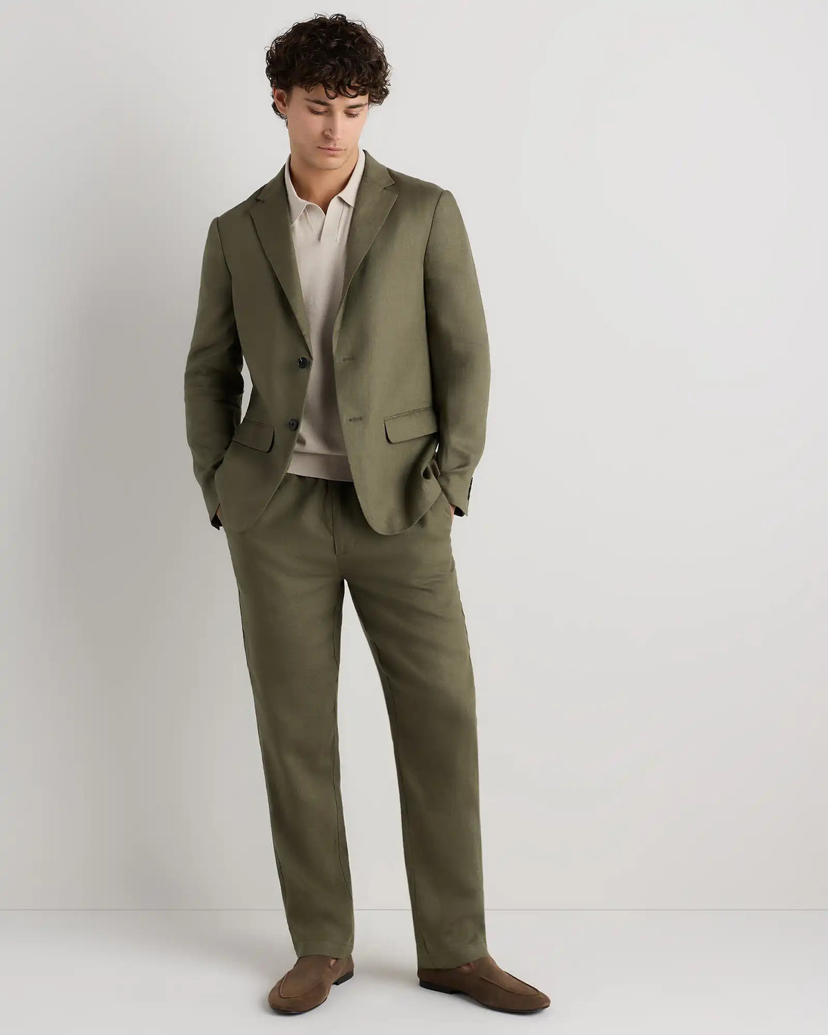 100% European Linen Blazer