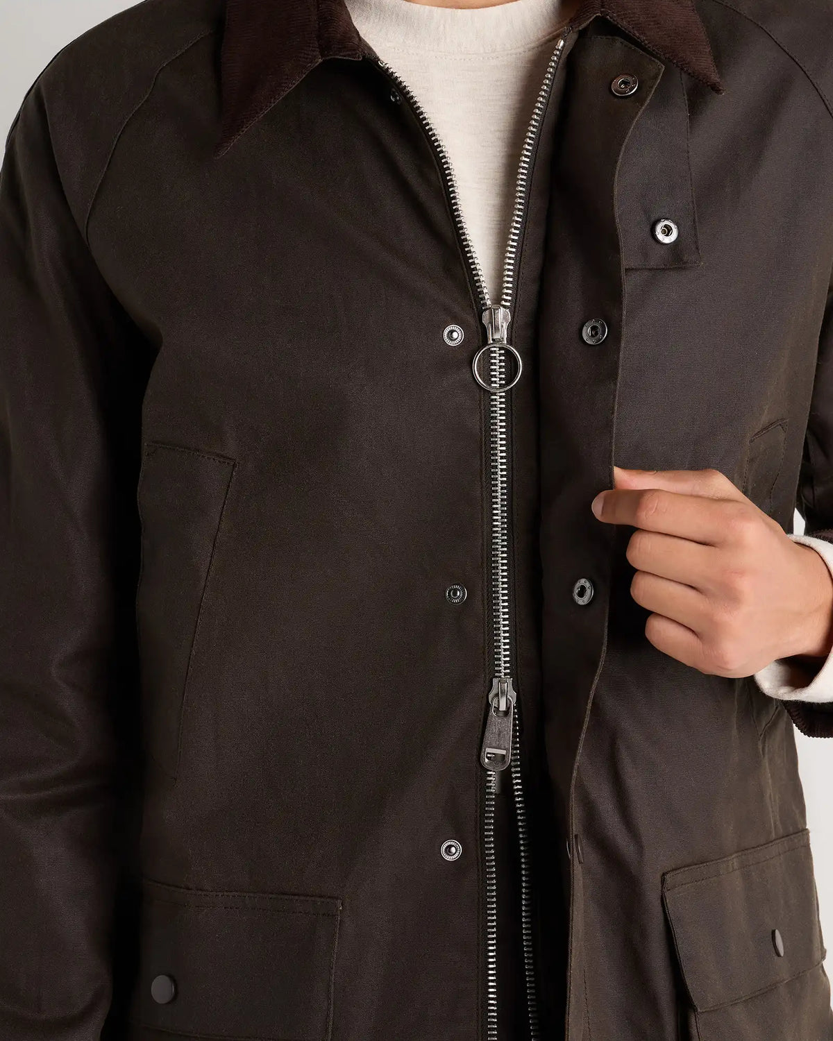 Organic Waxed Cotton Barn Jacket