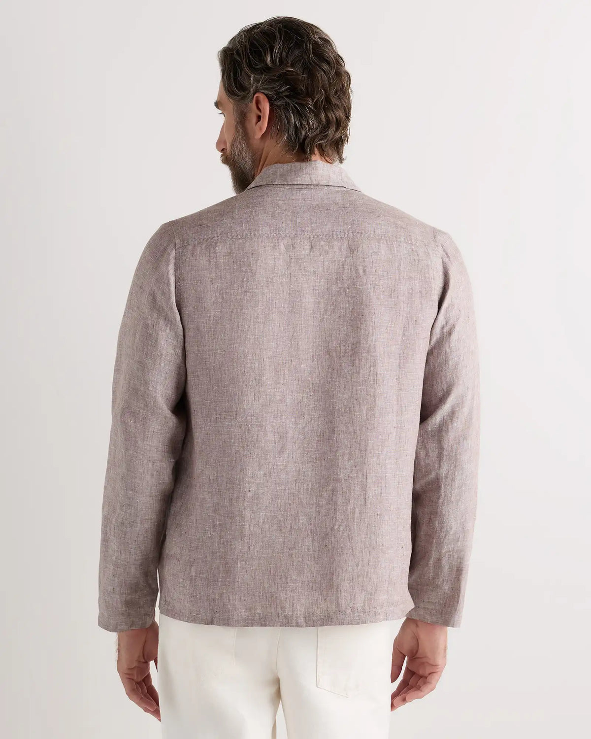 100% European Linen Chore Jacket