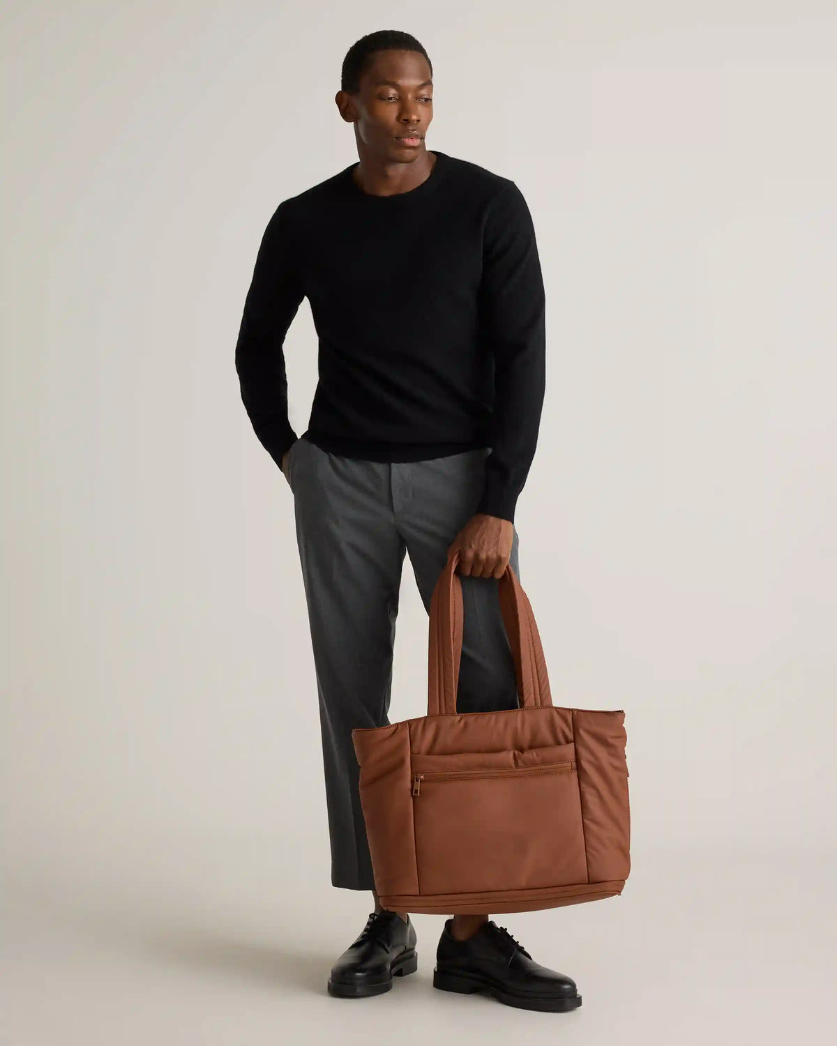Water Repellent Puff Expandable Tote