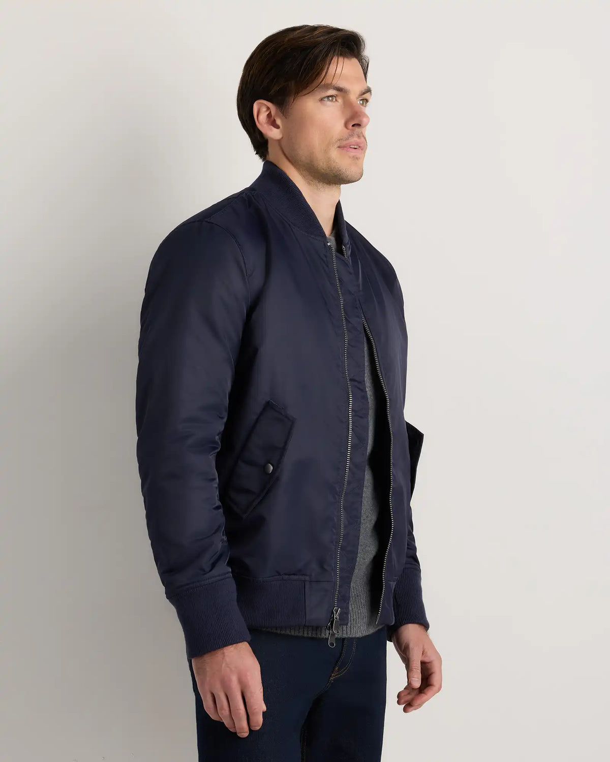 Flight Nylon Bomber Jacket