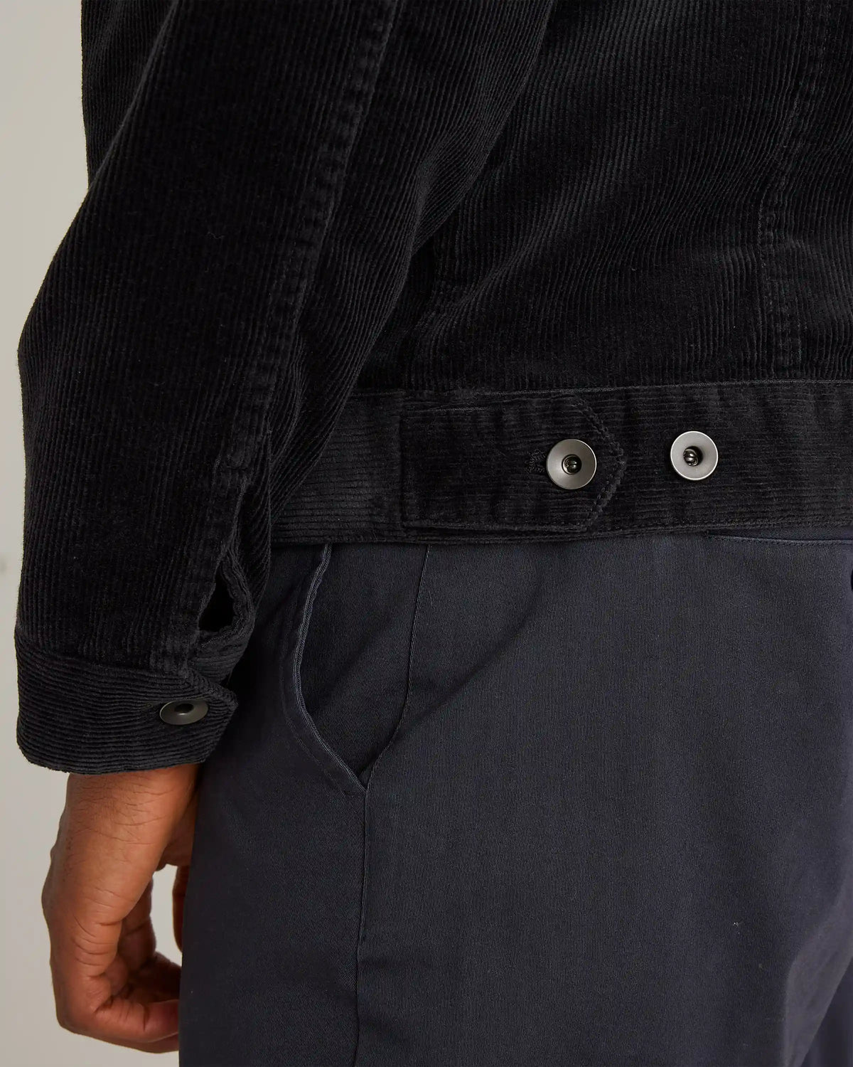 Organic Stretch Corduroy Trucker Jacket
