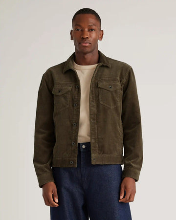 Organic Stretch Corduroy Trucker Jacket