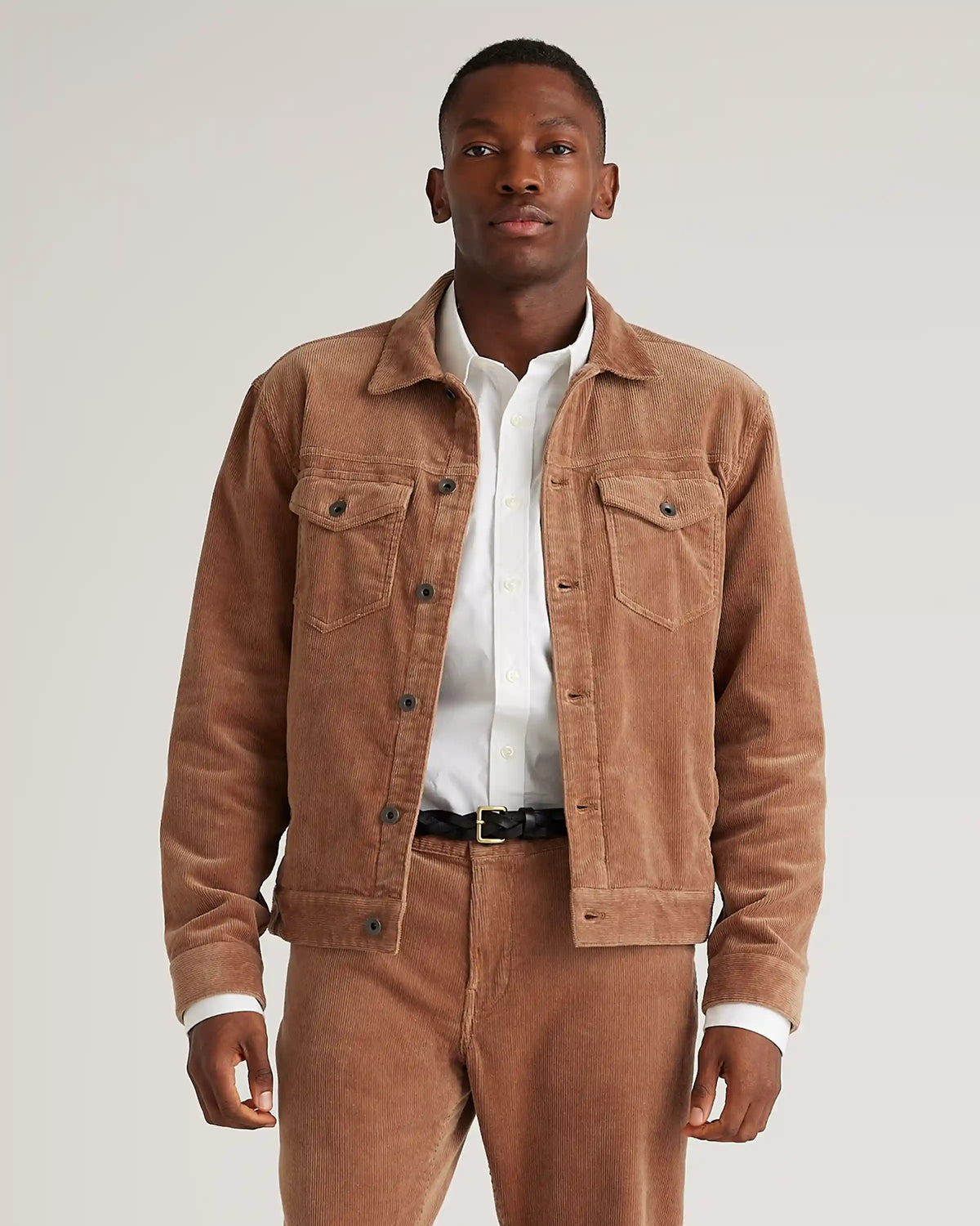 Organic Stretch Corduroy Trucker Jacket