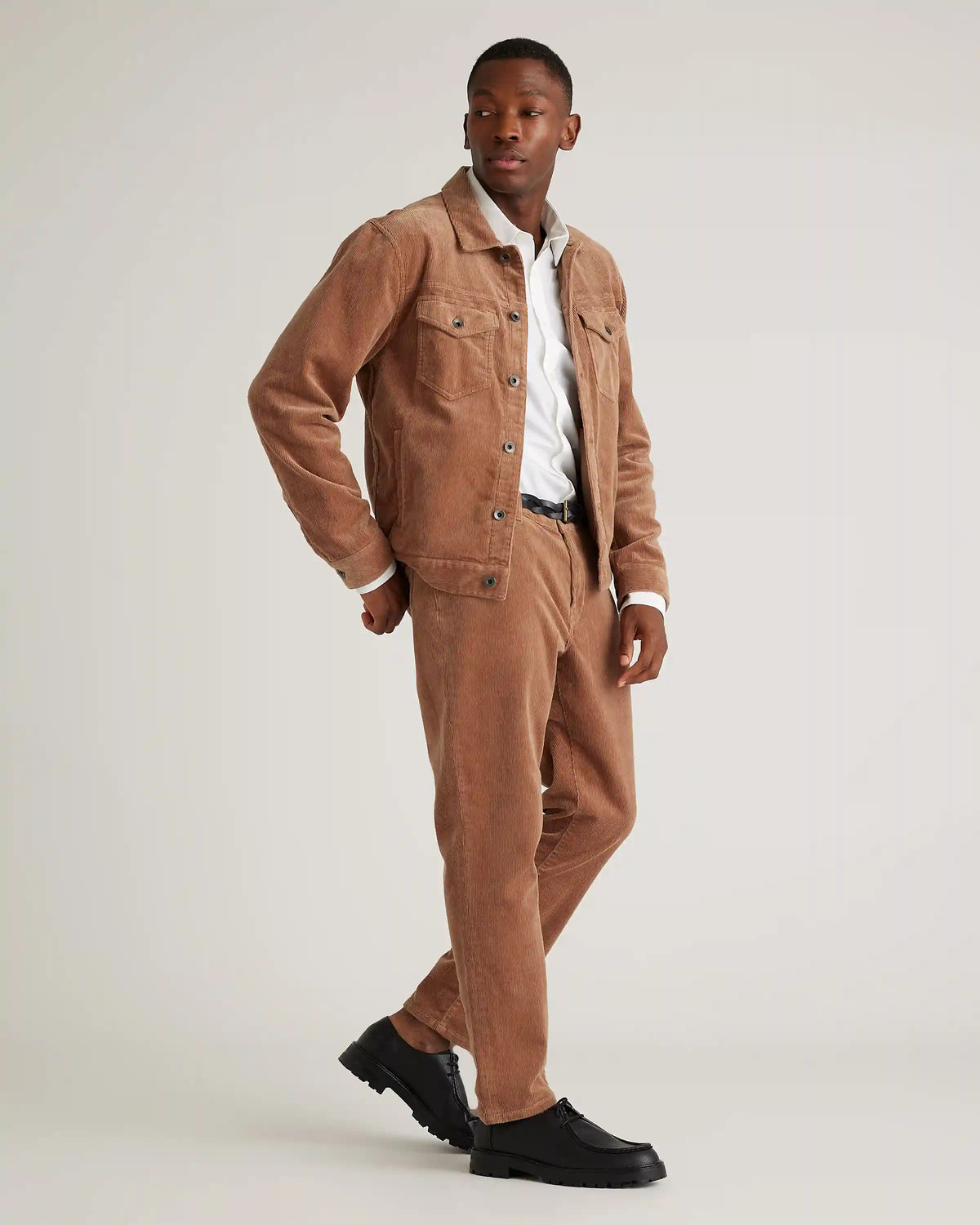 Organic Stretch Corduroy Trucker Jacket