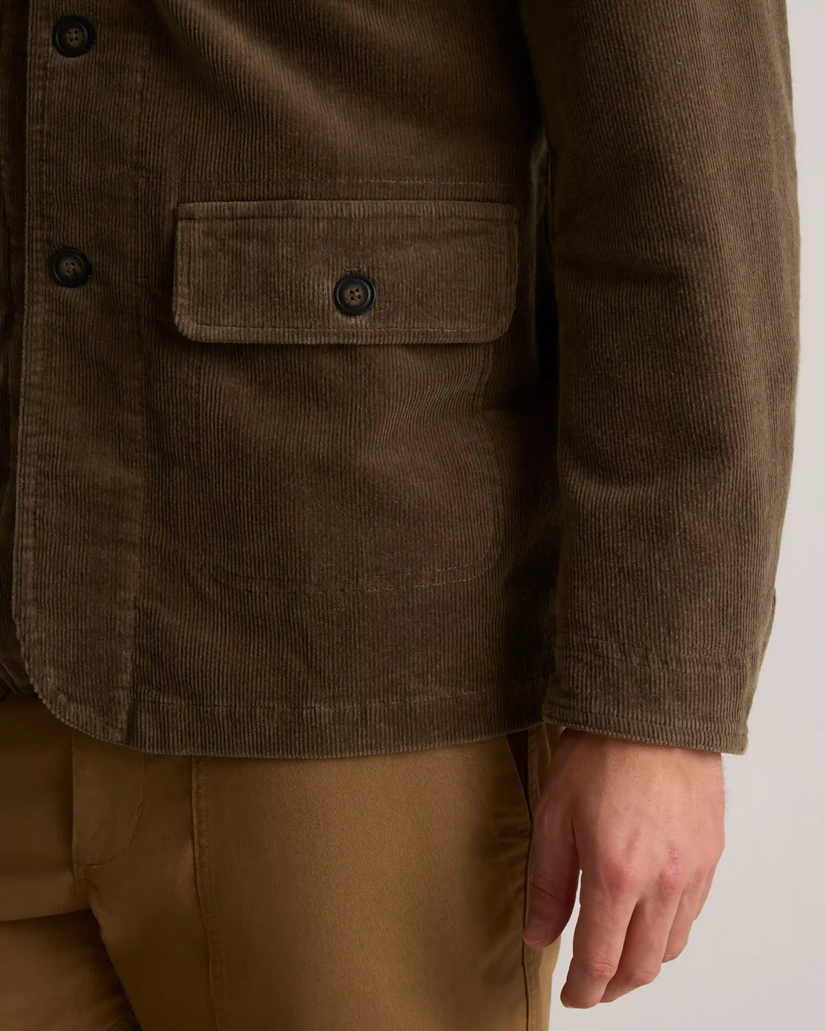 Organic Stretch Corduroy Chore Jacket