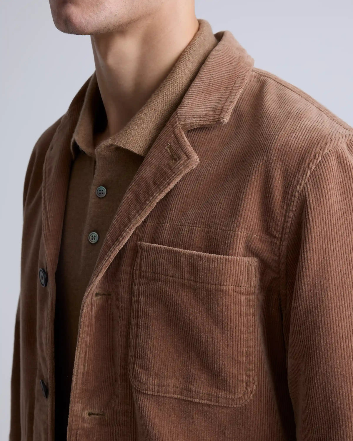Organic Stretch Corduroy Chore Jacket