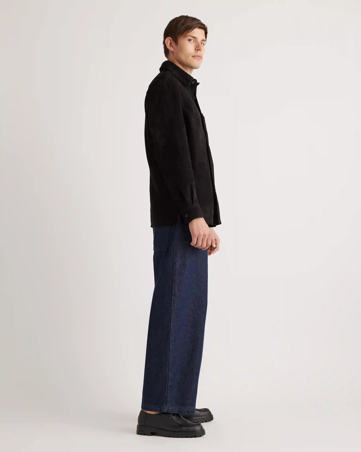 100% Suede Overshirt