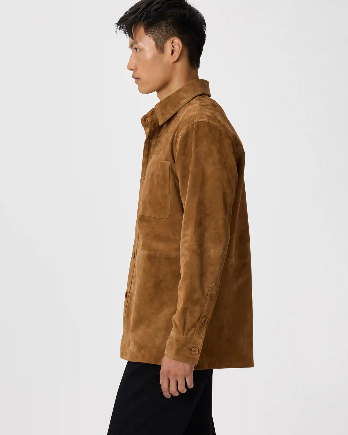 100% Suede Overshirt