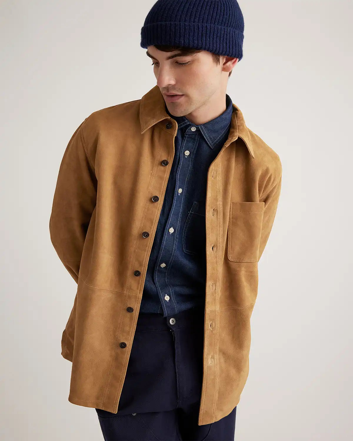 100% Suede Overshirt