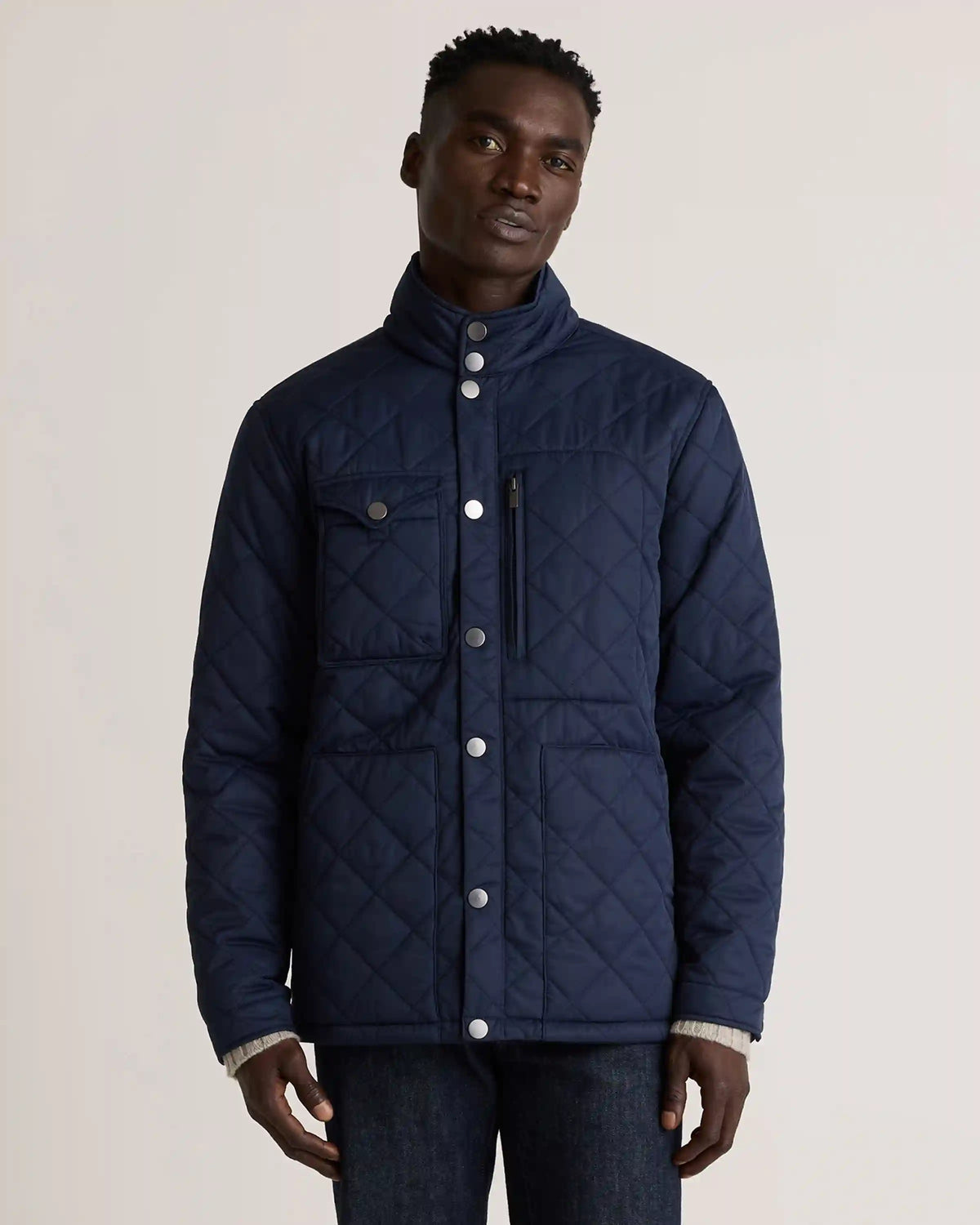Featherless Quilted Utility Jacket