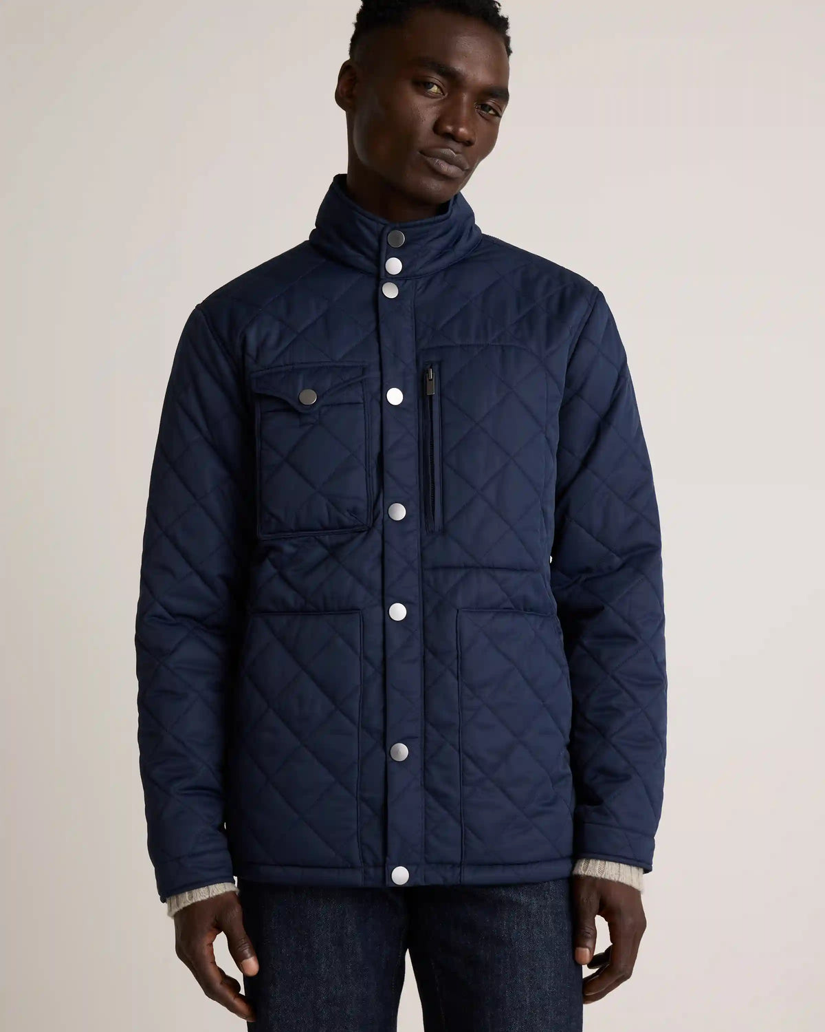 Featherless Quilted Utility Jacket