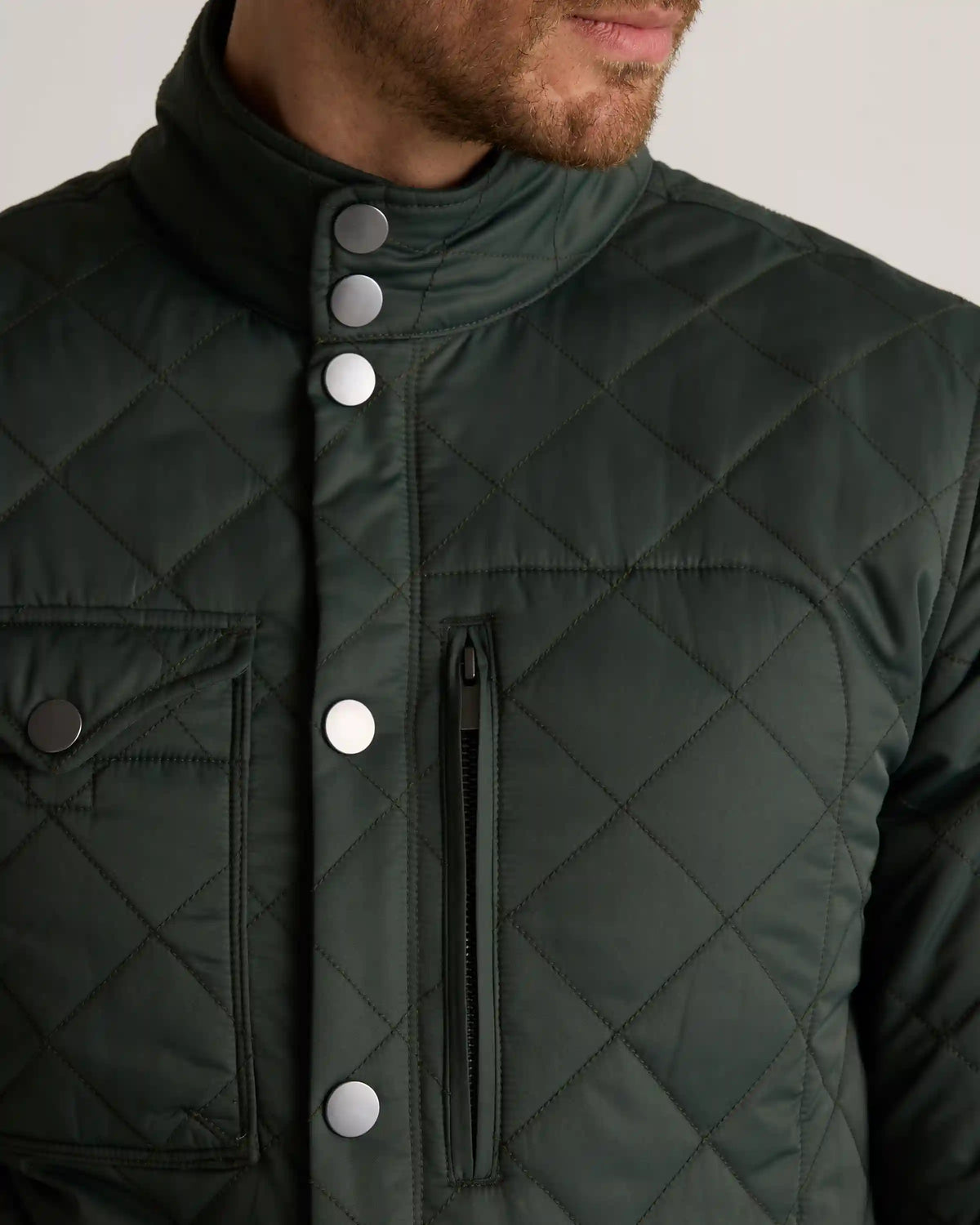 Featherless Quilted Utility Jacket