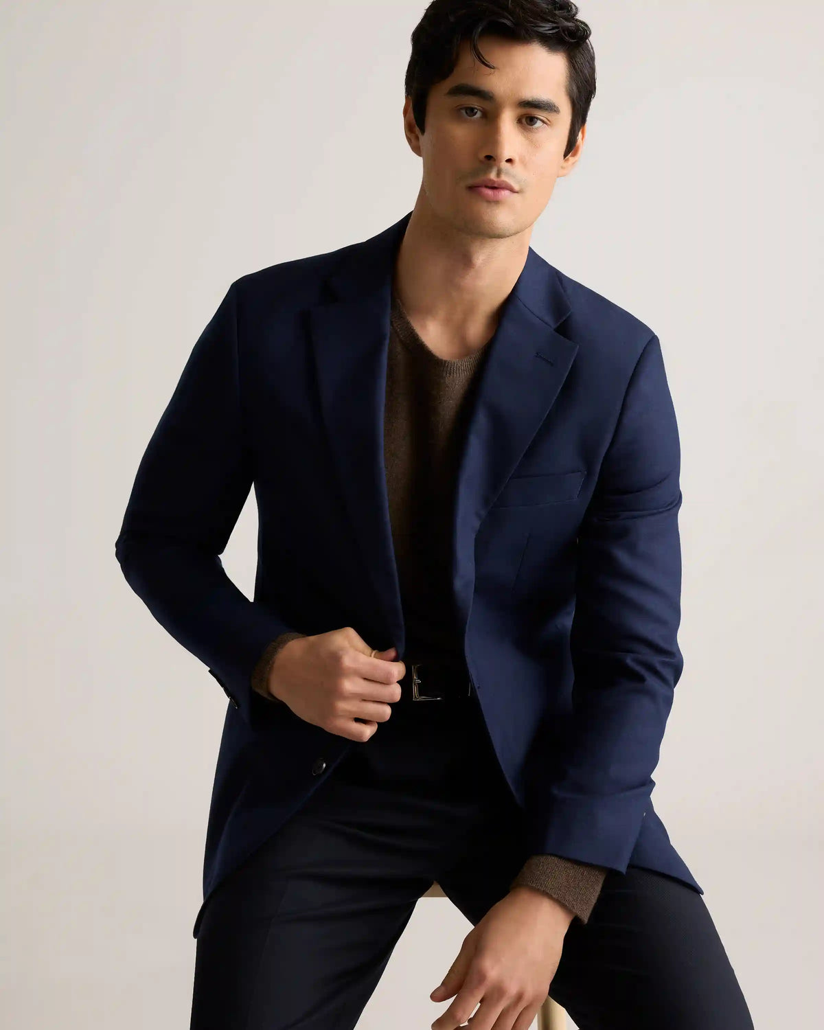 Stretch Wool Blazer